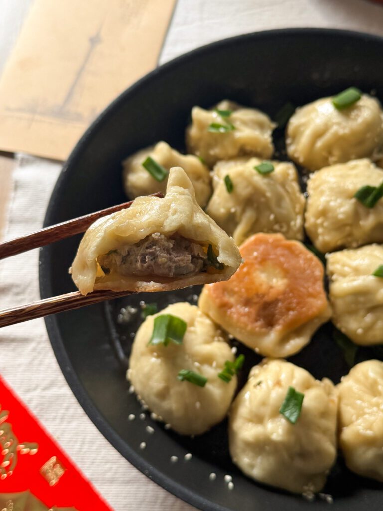 Sheng jian bao - chińskie smażone bułeczki
