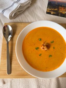 Bisque de crevettes - francuska zupa krewetkowa