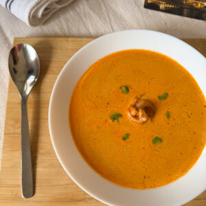 Bisque de crevettes - francuska zupa krewetkowa